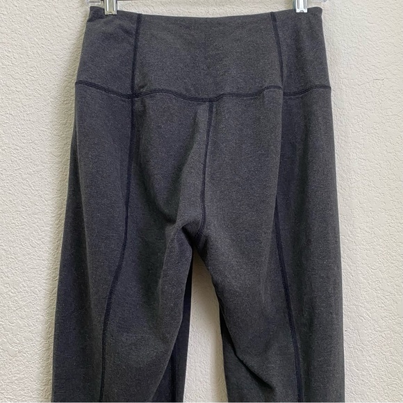 LULULEMON Athletica Heathered Gray High Waist Cotton Leggings Size 4 - Picture 2 of 10